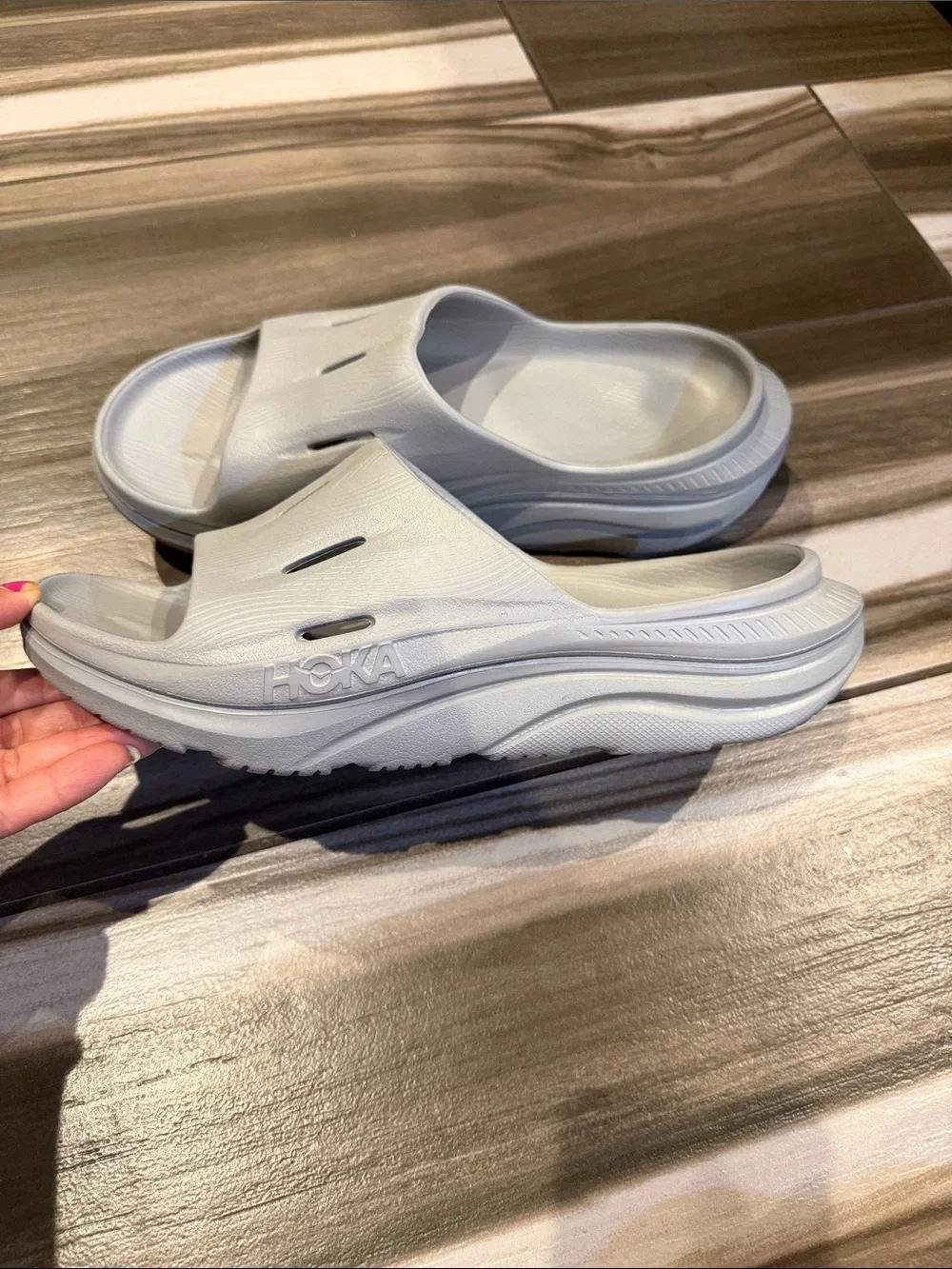 Hoka lightweight slides